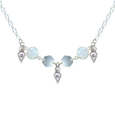Silver Craz Necklace