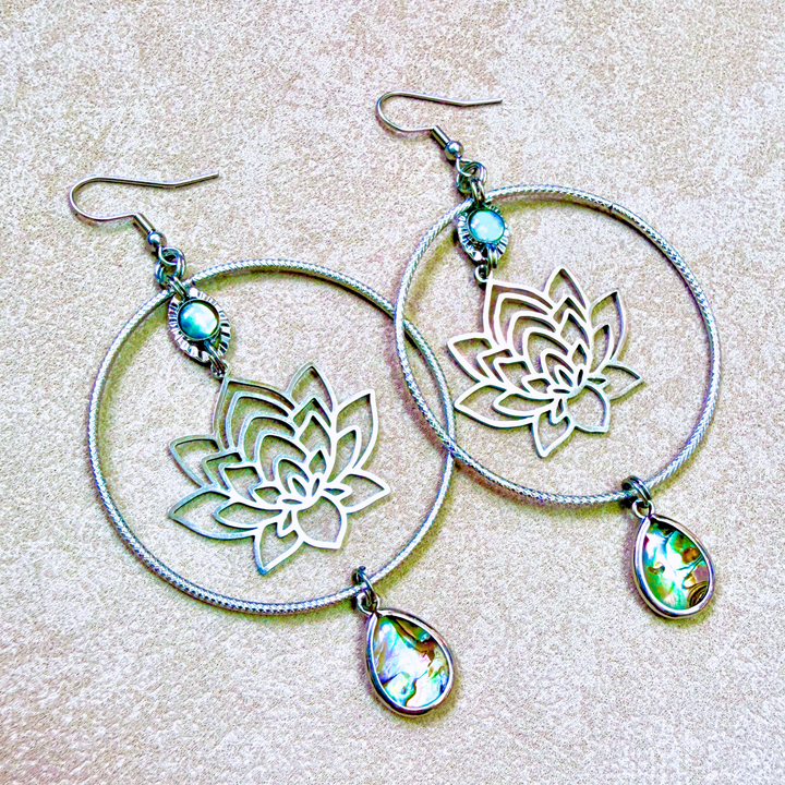 Simone Hoops - Steel