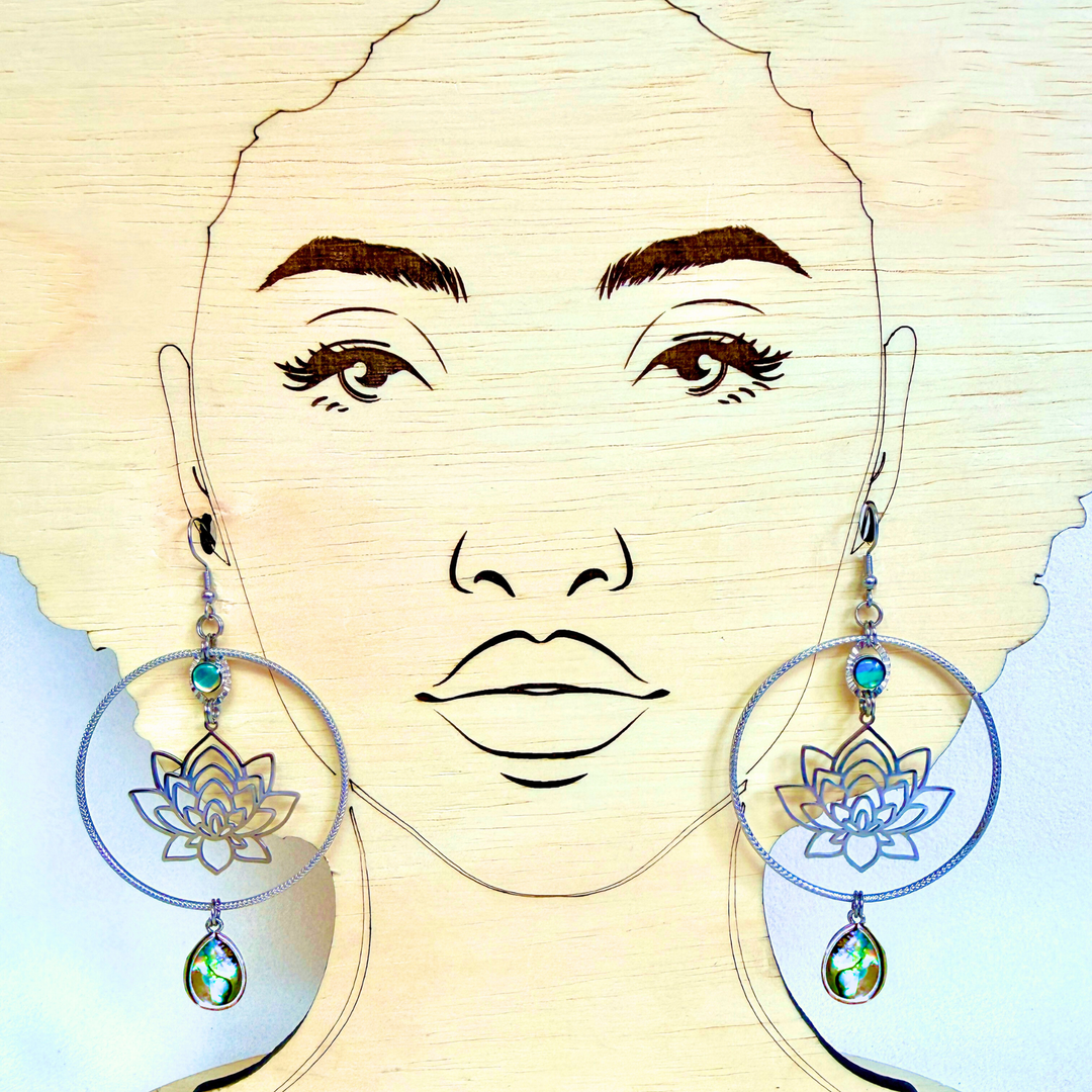 Simone Hoops - Steel