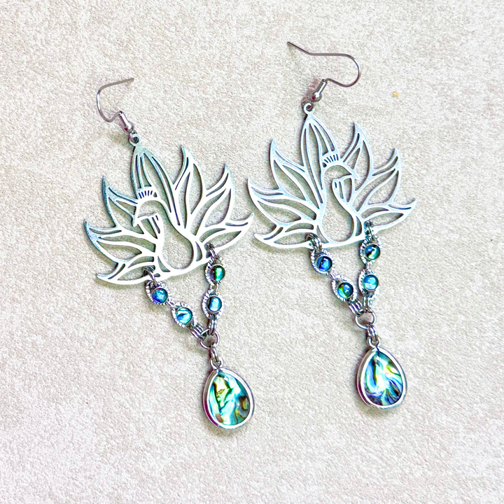 Persephone Earrings - Steel