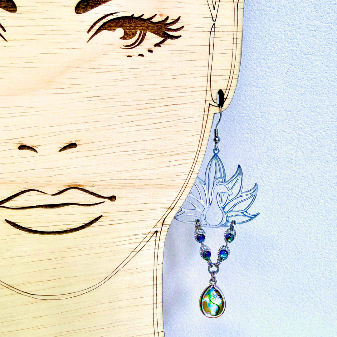 Persephone Earrings - Steel