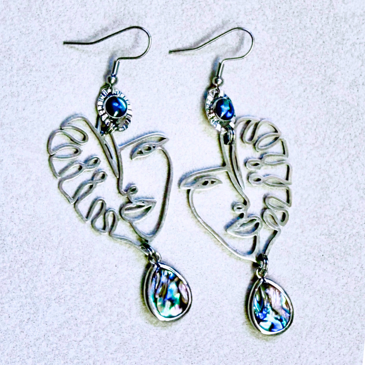 Zenobia Earrings - Abalone