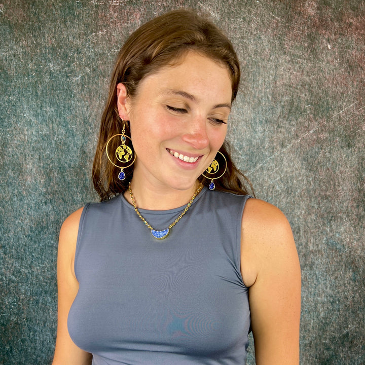 Earth Love Hoop Earrings