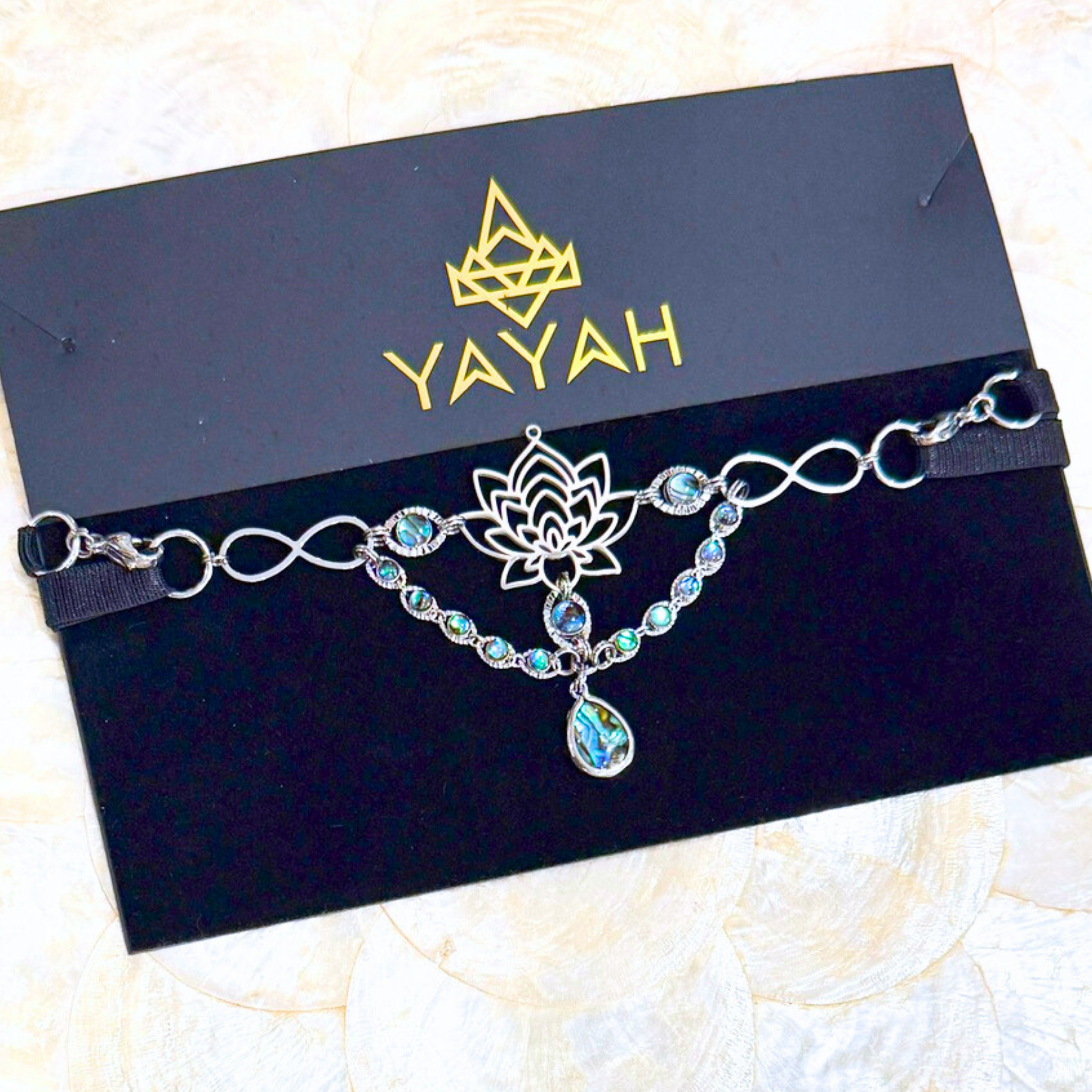 Lotus Body Band - Steel – Yayah Designs