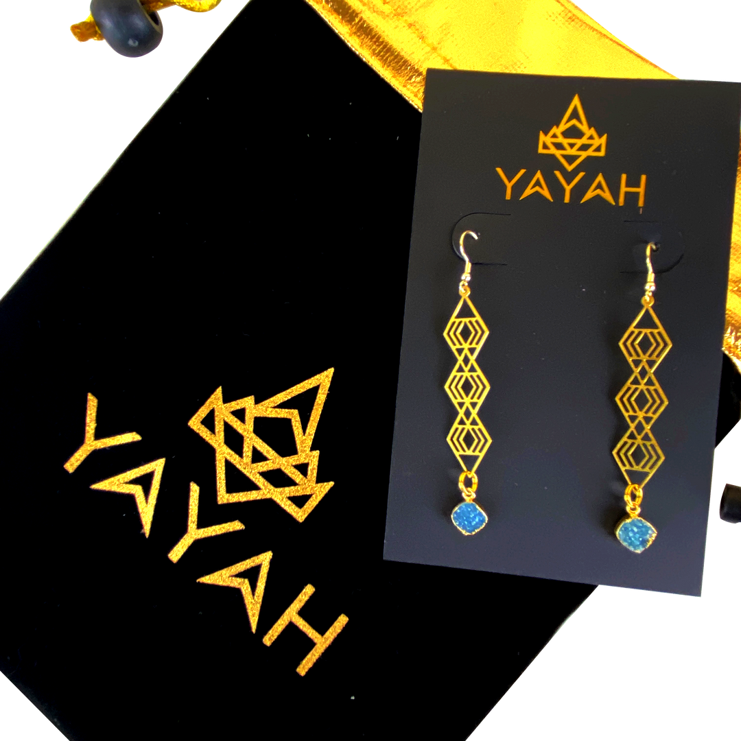 Tiered Maze Diamond Earrings - yayahdesigns