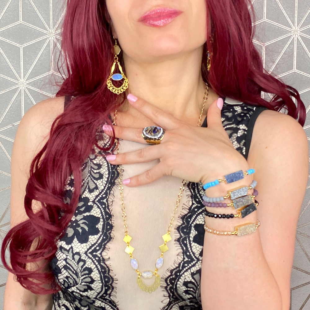 Hadar Opalite Earrings - yayahdesigns