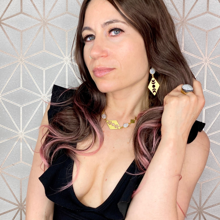 Capella Moonstone Necklace