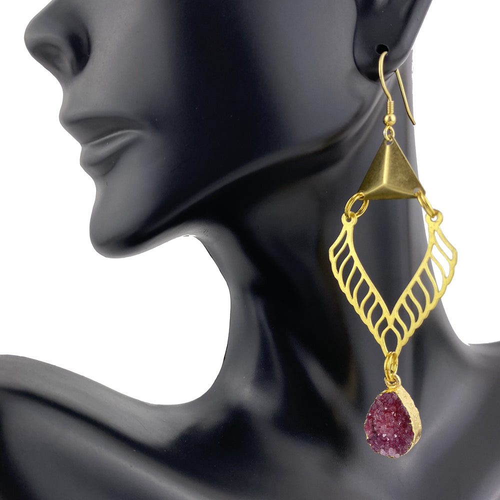 Crimson Albali Earrings