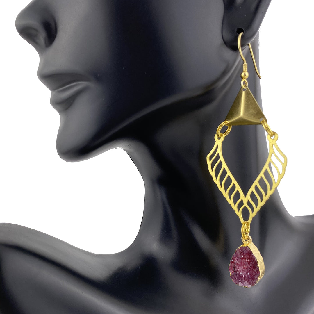 Crimson Albali Earrings