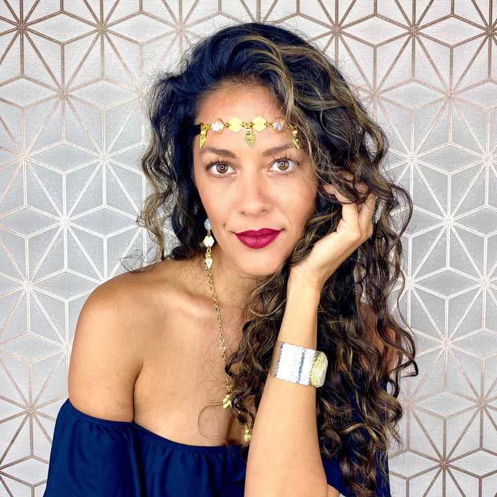 Moonstone Spike Body Band