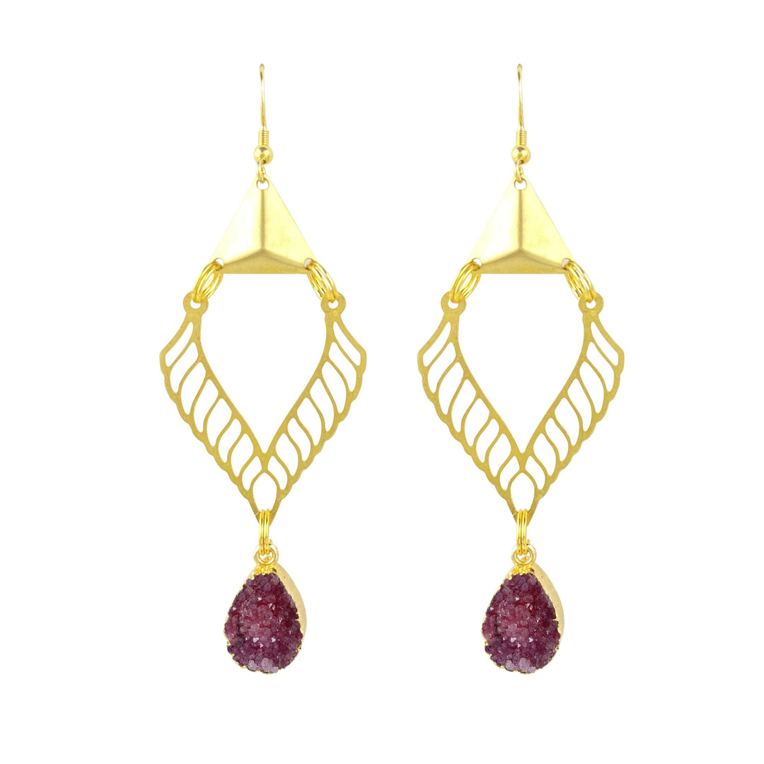Crimson Albali Earrings