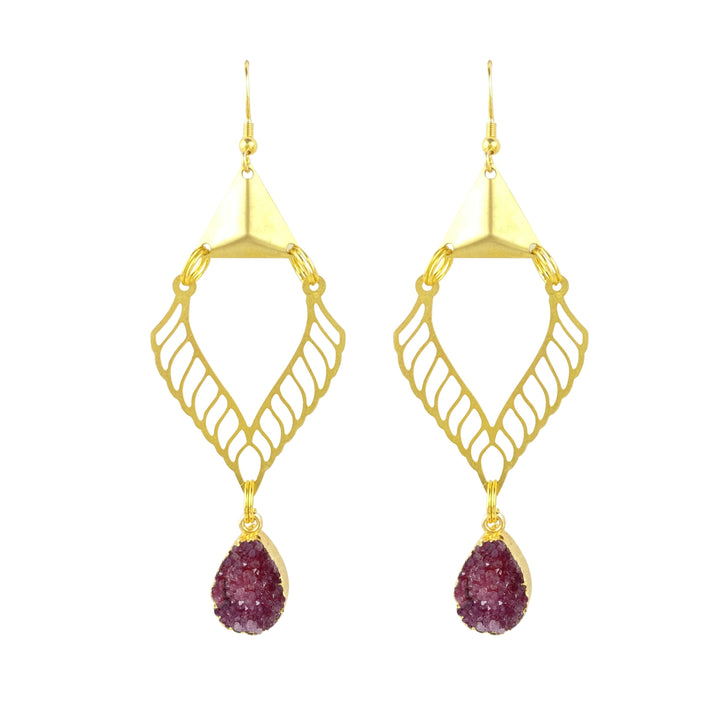 Crimson Albali Earrings