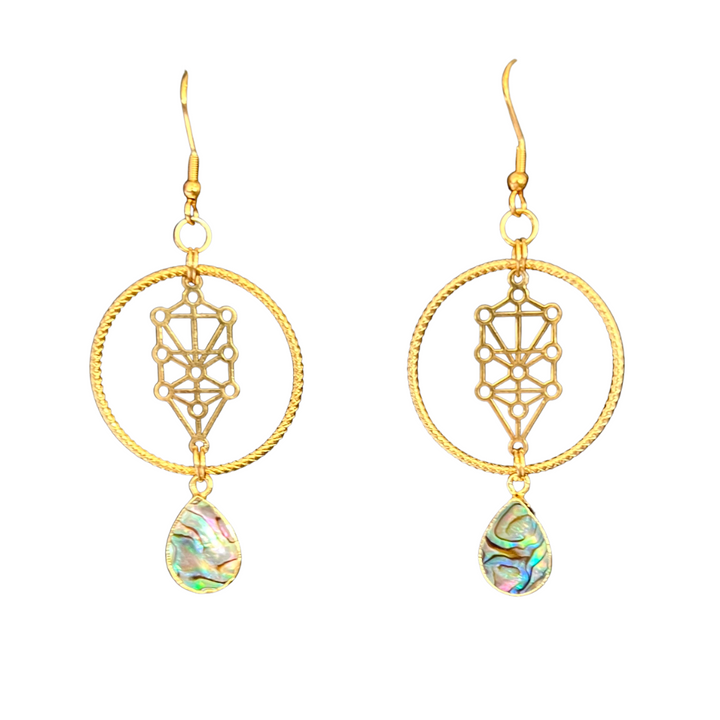 Mini Hoop Sefirot Earrings
