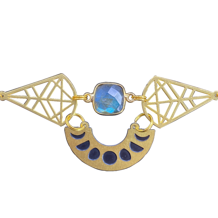 labradorite adjustable necklace