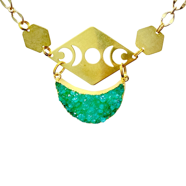 Celaeno Druzy Necklace
