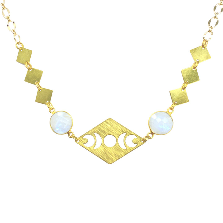 Capella Moonstone Necklace
