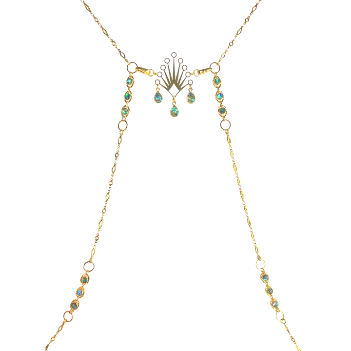 Gold Abalone Queen Body Chain