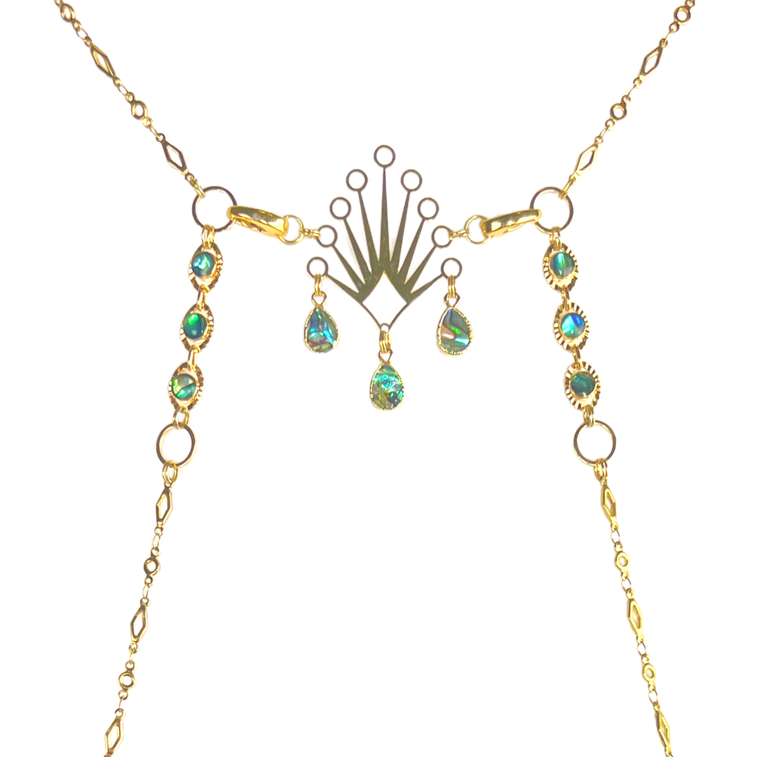 Gold Abalone Queen Body Chain