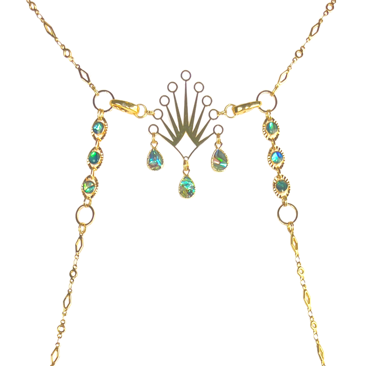 Gold Abalone Queen Body Chain
