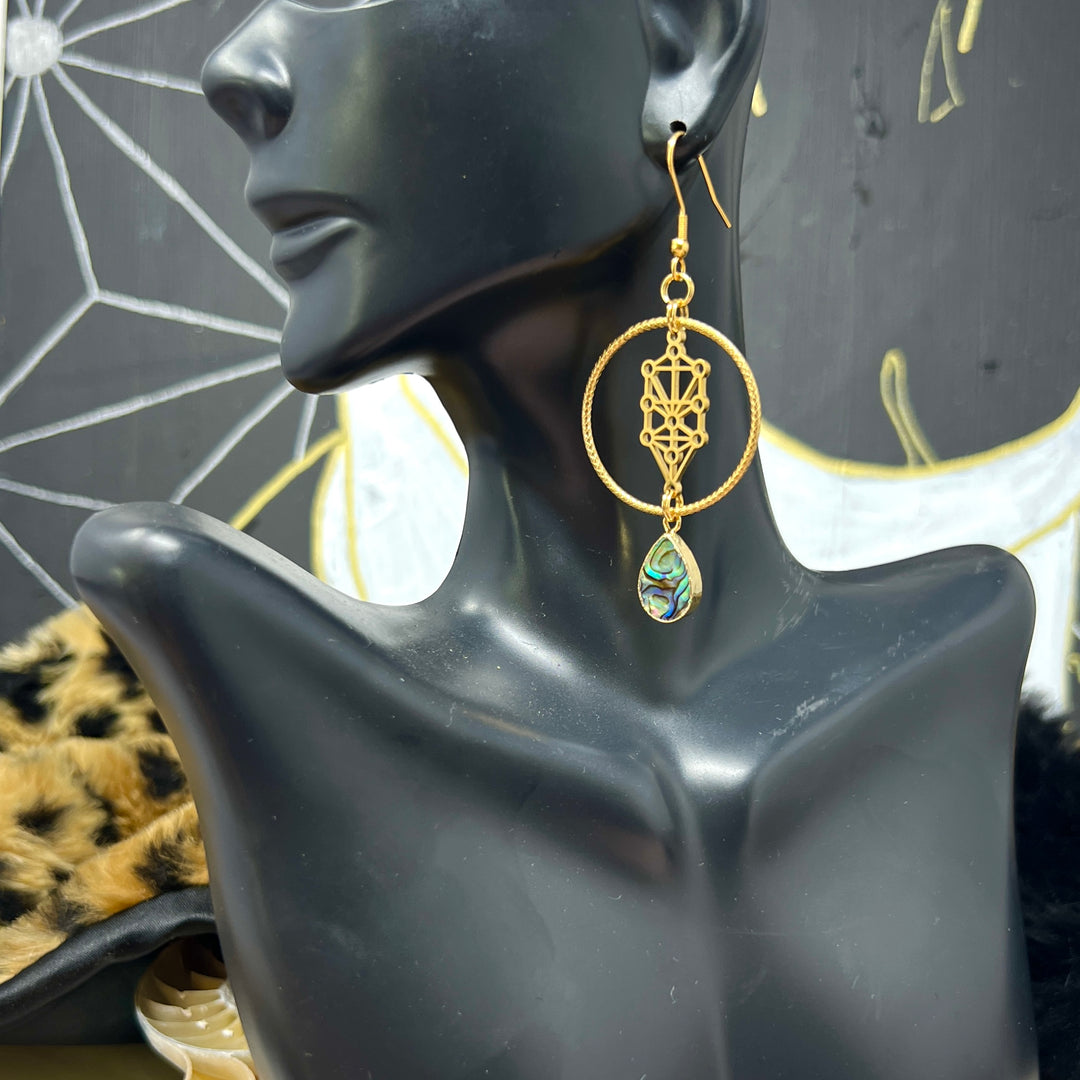 Mini Hoop Sefirot Earrings
