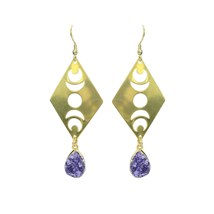 Calaeno Druzy Earrings