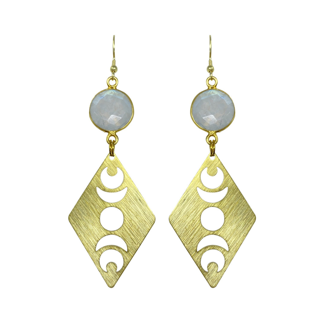 Capella Moonstone Earrings