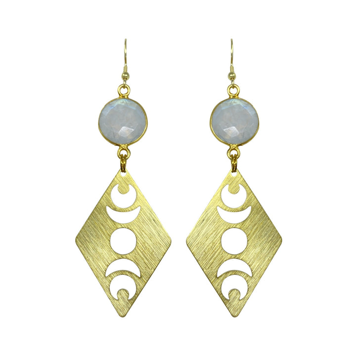 Capella Moonstone Earrings