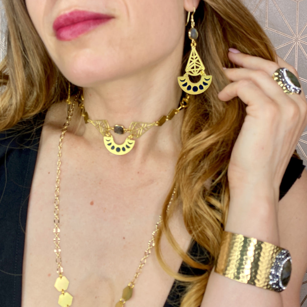 Bellatrix Lab Earrings
