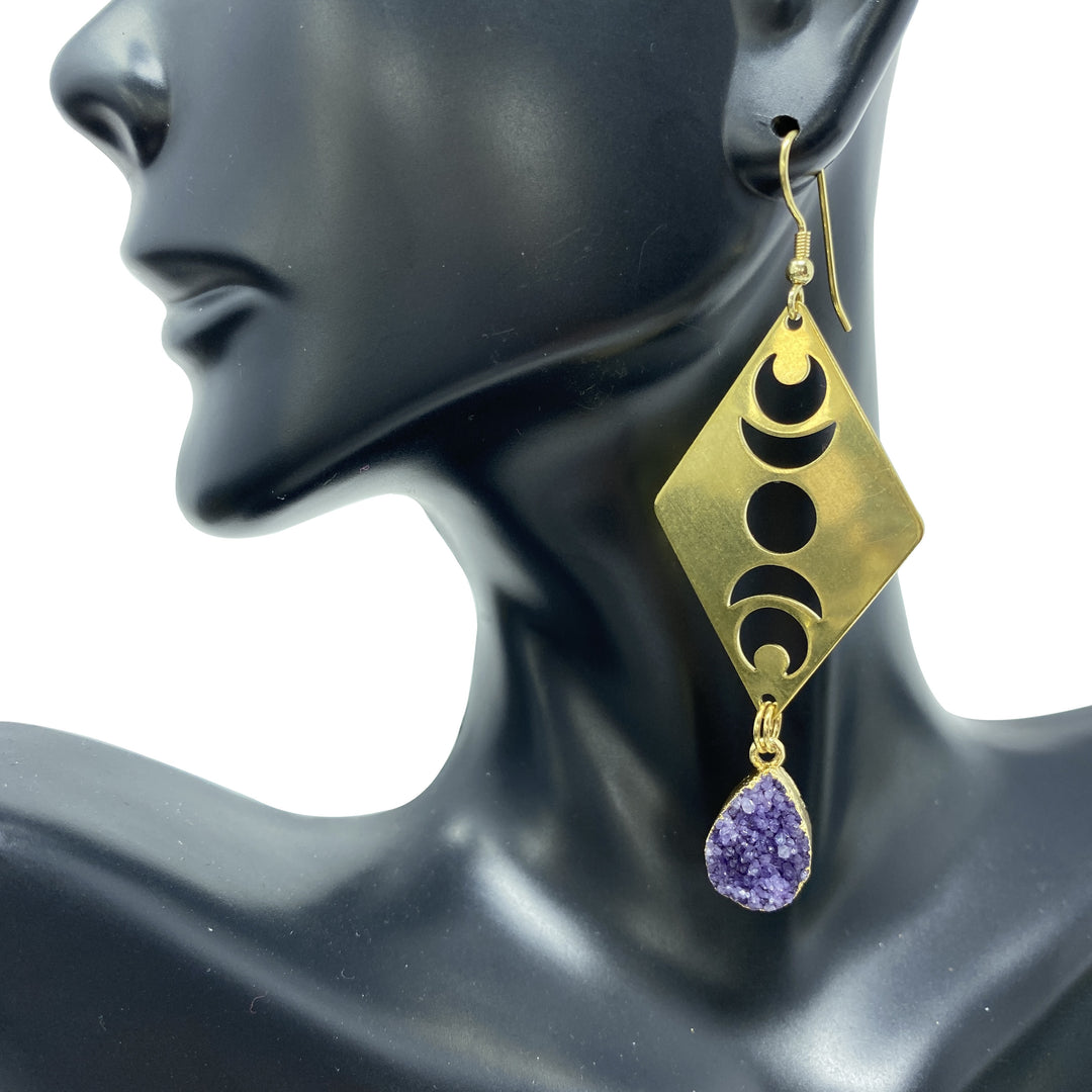 Calaeno Druzy Earrings