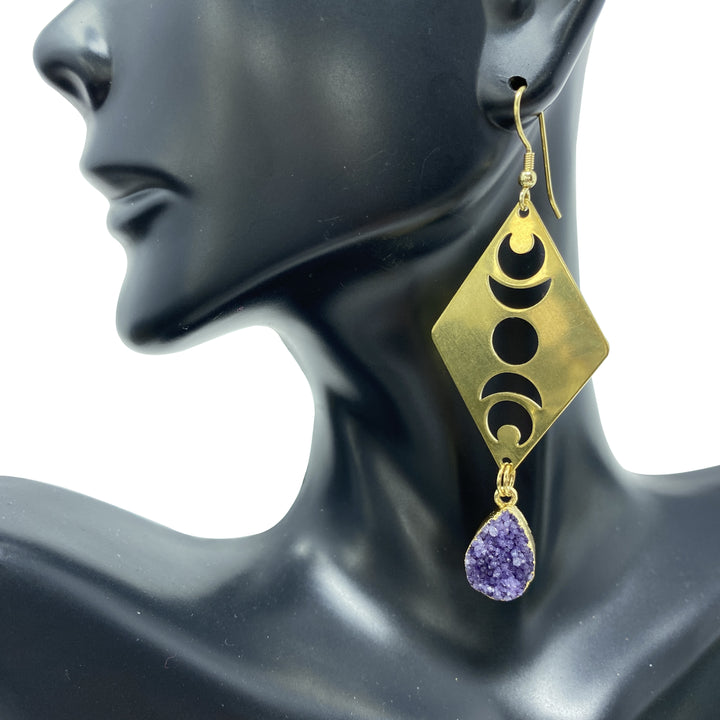 Calaeno Druzy Earrings