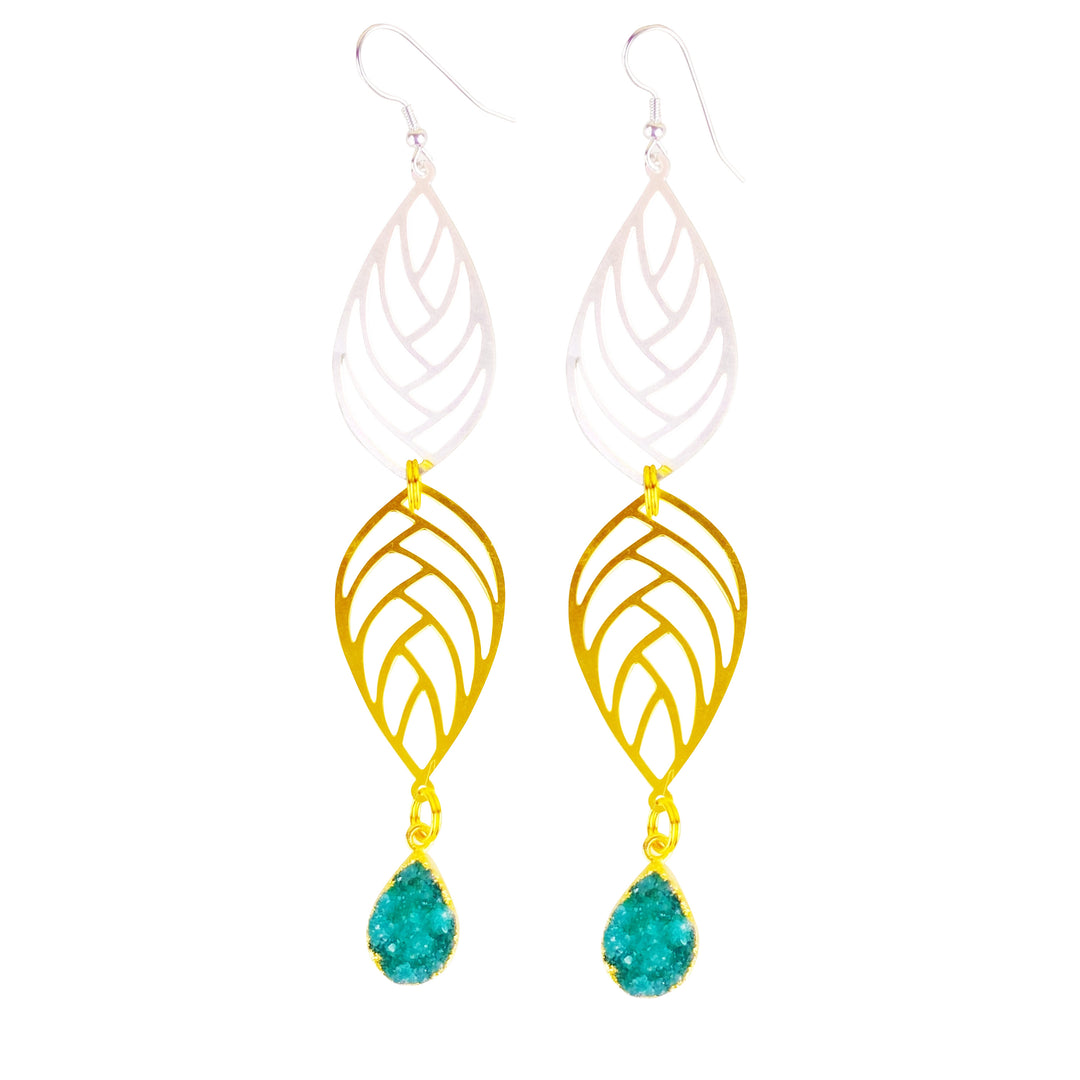 Boho Summer Grid Earrings